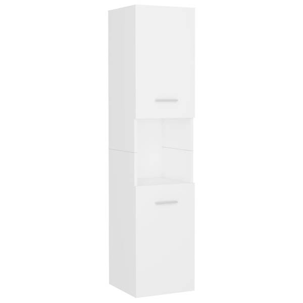 Meubles de bain 3007823 Blanc - Bois manufacturé - Matière plastique - 60 x 46 x 38 cm