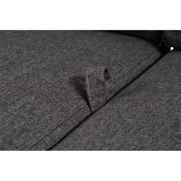 Zweisitzer-Sofa FLORENCE Schwarz - Metall - 84 x 38 x 190 cm