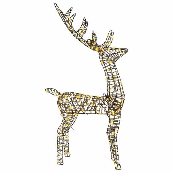 Décorations de Noël 3700000133-3 Jaune - Rotin - 41 x 128 x 70 cm