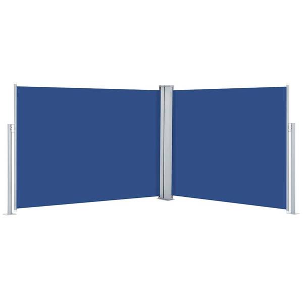 Ausziehbare Seitenmarkise 3000267-1 Blau - Polyester - 1000 x 140 x 1 cm