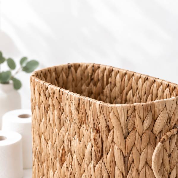 Toilettenpapier Aufbewahrung 6 Rollen Braun - Rattan - 40 x 25 x 17 cm
