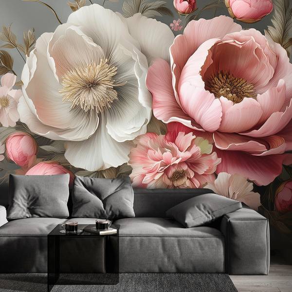 Fototapete Natur Laubblumen 300 x 210 cm