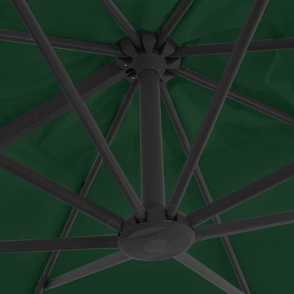 Ampelschirm 3007813 Grün - Polyester - 300 x 268 x 400 cm