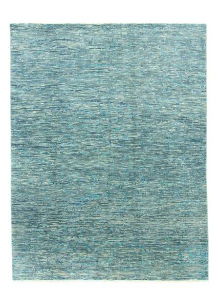 Designer Teppich Abstract Grün - Wolle - 215 x 1 x 270 cm