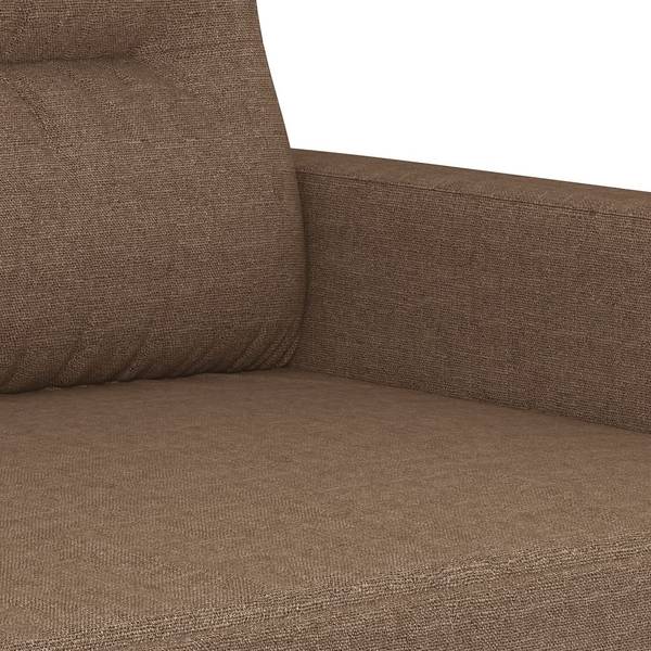 Sofagarnitur 3032156-1 2-teilig Braun - Polyester - 138 x 80 x 77 cm