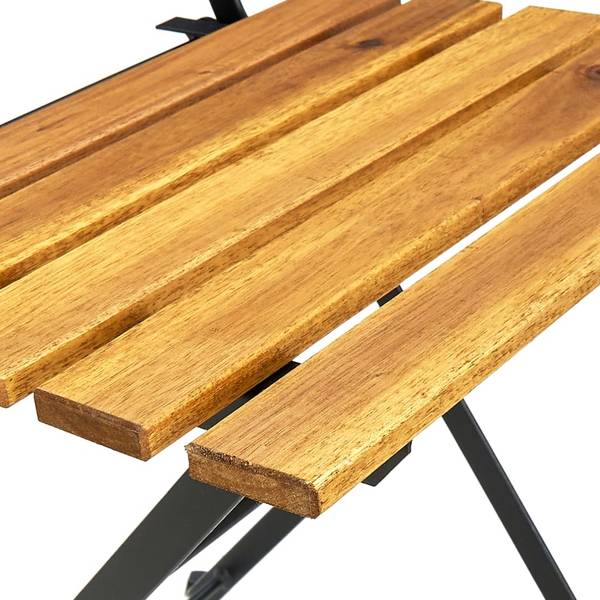 Bistrostuhl 3006379-3 (6er Set) Schwarz - Akazie - 40 x 79 x 39 cm