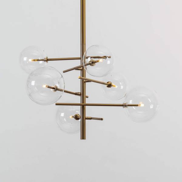 Hängeleuchte Osam Gold - Metall - 70 x 96 x 70 cm