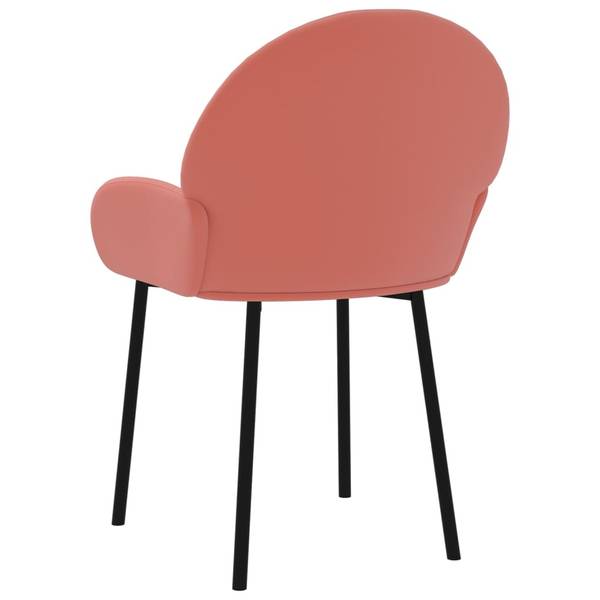 Esszimmerstuhl 3013812 (2er Set) 344767 Pink - Polyester - 57 x 78 x 57 cm