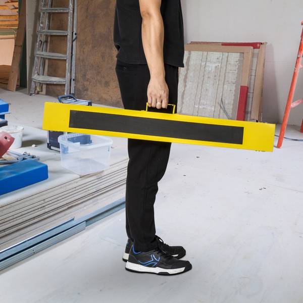 Werkbank B40-026 Schwarz - Metall - 49 x 90 x 100 cm