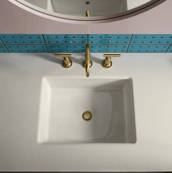 Waschtischarmatur Scamandre 3774 Gold - Messing - 18 x 18 x 18 cm