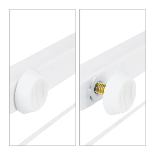 Metalen plantenrek 4 etages wit