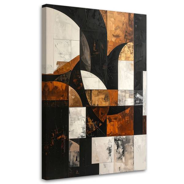Wandbild Formen 80 x 120 cm