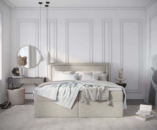 Boxspringbett Tribeca II Taschenfeder Liegefläche Breite: 120 cm