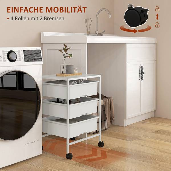 Rollwagen 850-289V00WT Weiß
