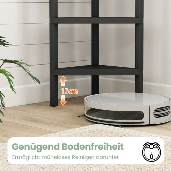 Eckregal VL32647 Schwarz