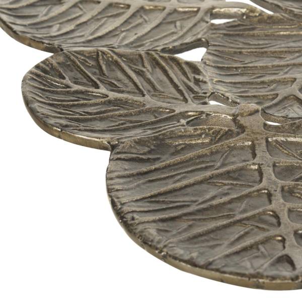 Akzenttisch BEULA Beige - Metall - 47 x 55 x 48 cm