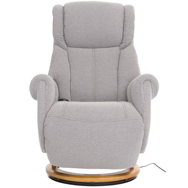 Relaxsessel + Aufstehhilfe N58 Grau - Textil - 80 x 118 x 85 cm