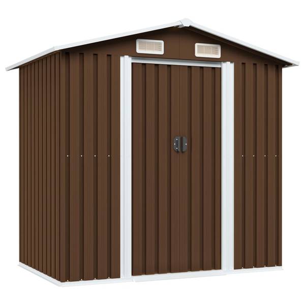 Gartenlaube 3000019 Braun - Stahl - 132 x 186 x 204 cm