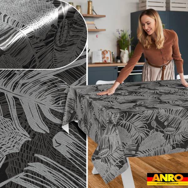 Wachstischdecke Dark-Tropika E 140 x 160 cm