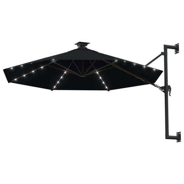 Sonnenschirm 3007587 Schwarz - Polyester - 300 x 131 x 300 cm