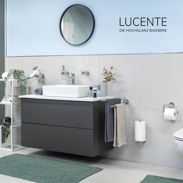 Badetuchstange Lucente 91668 Silber - Metall - 65 x 6 x 7 cm