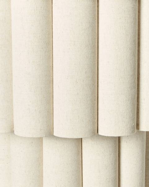 Pendelleuchten BELESSA Beige - Schwarz - Naturfaser - 40 x 180 x 40 cm