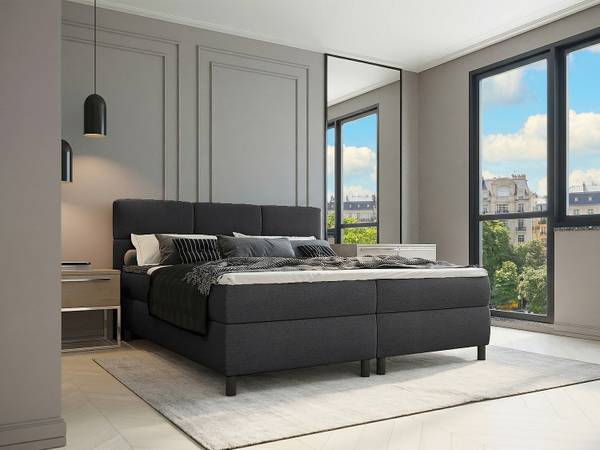 Boxspringbett LODI Breite: 166 cm