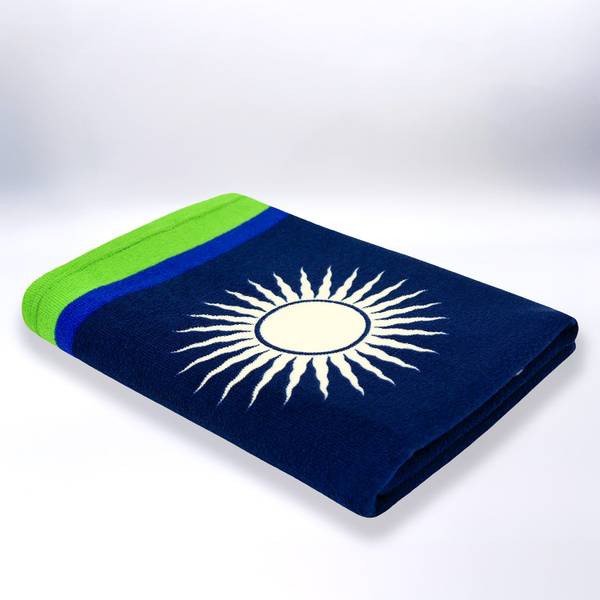 Strandtuch Algajola Blau - Textil - 70 x 1 x 140 cm