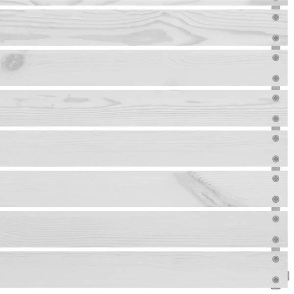 Middenbank 3008459-7 Set van 2 wit - grenenhout - 64 x 63 x 64 cm