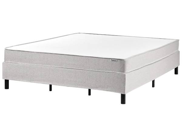 Bett COUNTESS 3-tlg Braun - Grau - Textil - 181 x 53 x 201 cm