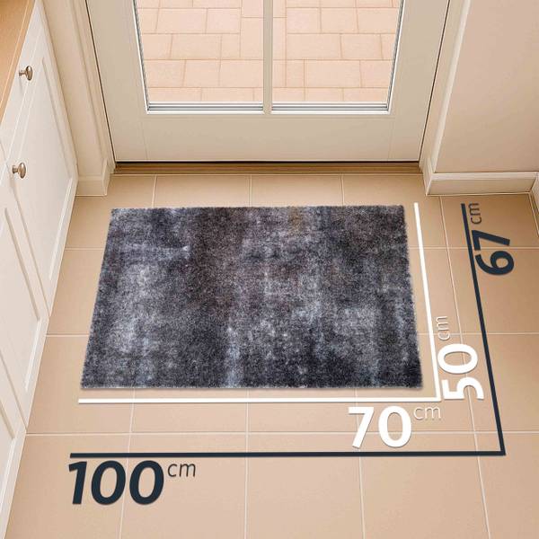 Fußmatte Innen MANHATTAN Anthrazit - 50 x 70 cm