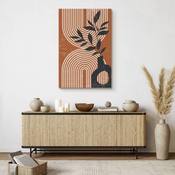 Leinwandbild Vase 20 x 30 x 30 cm