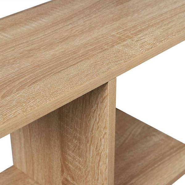 Standregal Jasmin Braun - Holzwerkstoff - Metall - 58 x 120 x 24 cm