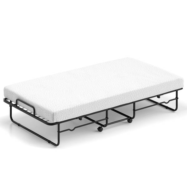 Gästebett TG32193DE Schwarz - Metall - 91 x 30 x 193 cm