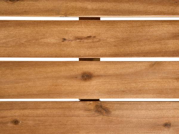 Esstisch CALABRITTO Braun - Massivholz - 180 x 74 x 90 cm