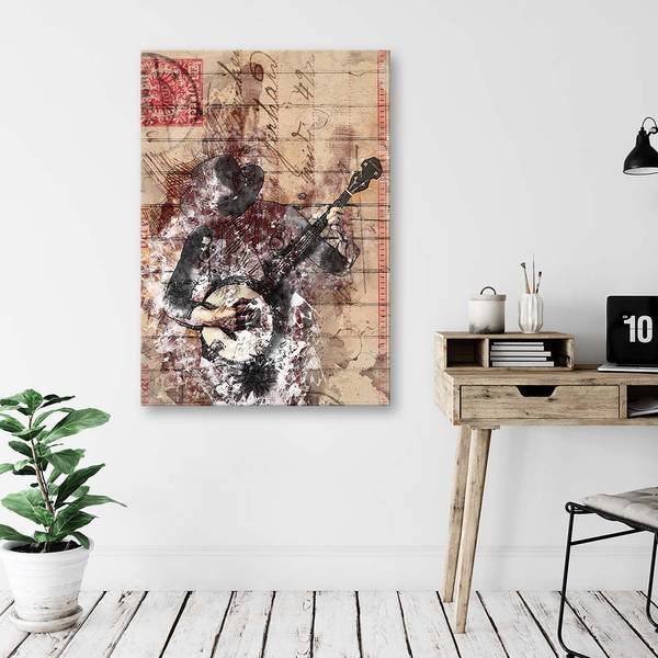 Wandbild Musik 60 x 90 cm