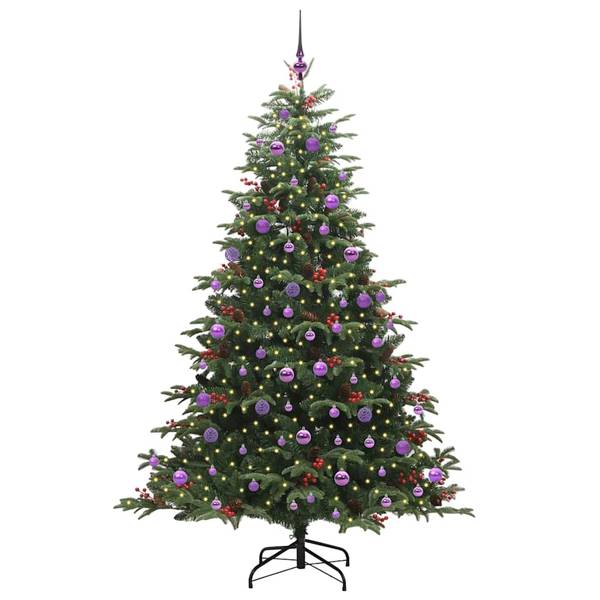 Arbre artificiel 3031667-2 Vert - Mauve - 139 x 210 x 139 cm
