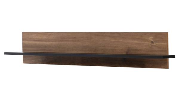 Wandregal Vasina Braun - Holzwerkstoff - 135 x 20 x 12 cm