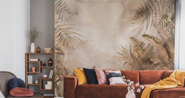 Vlies-Fotobehang BLADEREN Bananenplant 400 x 280 x 280 cm
