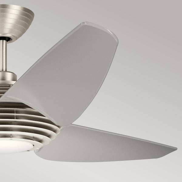 Ventilateur De Plafond Voya Beige - Polycarbonate - 152 x 38 x 152 cm
