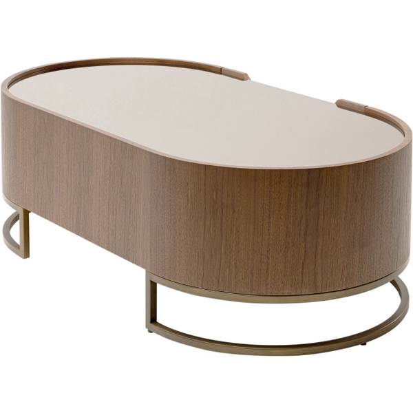 Couchtisch Giorgio Braun - Farbglas - 130 x 45 x 70 cm