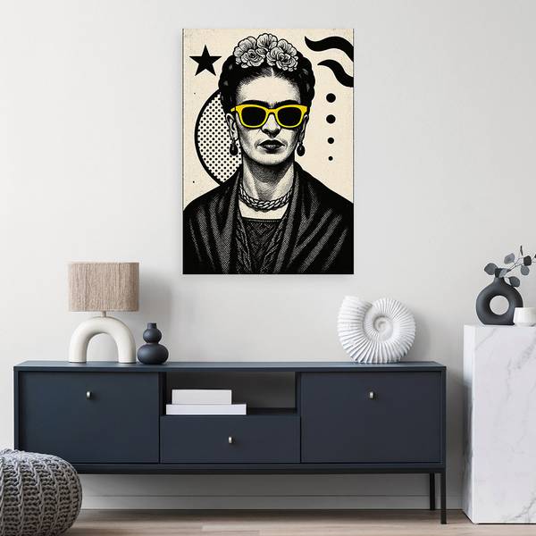 Canvas schilderij Mensen 80 x 120 cm