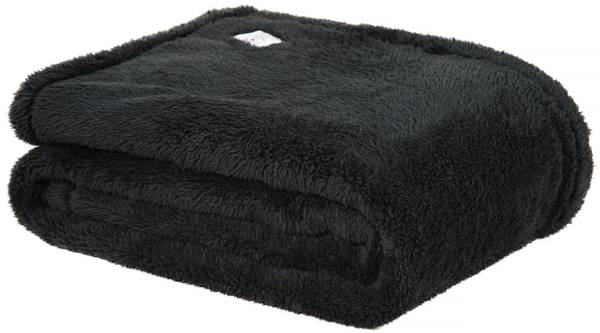 Fleecedecke Teddy Schwarz