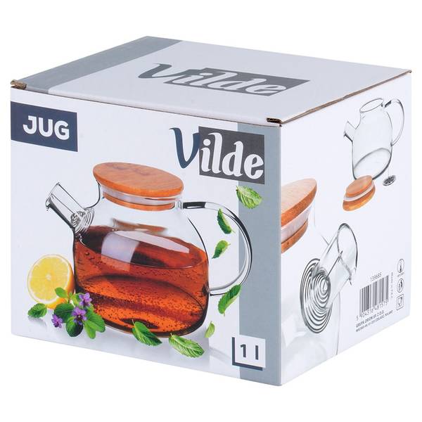 Kaffee- und Teekanne 139685 Glas - 14 x 13 x 20 cm
