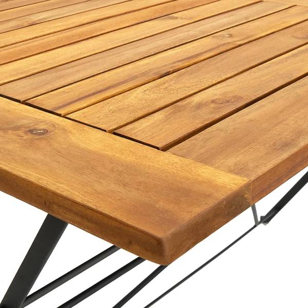 Garten-Essgruppe 3012868 (7-teilig) Braun - Akazie - 70 x 74 x 120 cm
