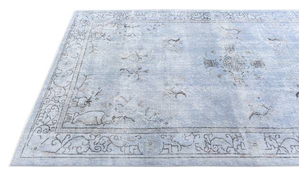 Tapis Ultra Vintage CCLXXX Bleu - Laine - 160 x 1 x 272 cm