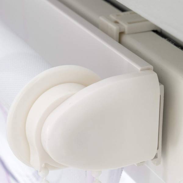 Doppelrollo Klemmfix Grau - Weiß - 85 x 150 cm