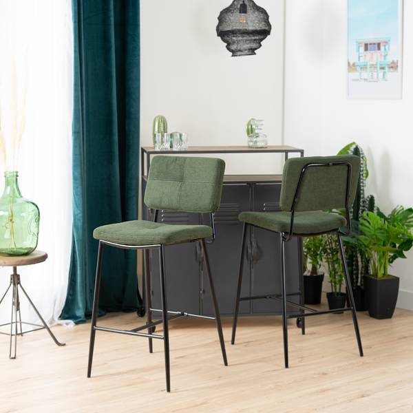 Barhocker INDEPENDENCE (2er-Set) 59 x 116 x 43 cm