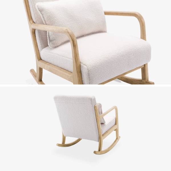 Sessel Weiß - Textil - 80 x 81 x 65 cm