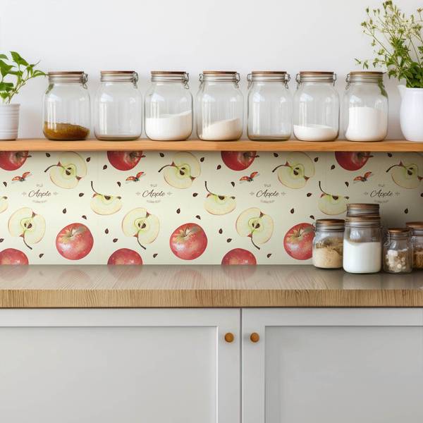 Zelfklevende Tegels Rubrum set van 9 30 x 30 cm